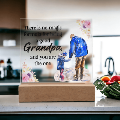 Acrylic Square Design_Grandpa